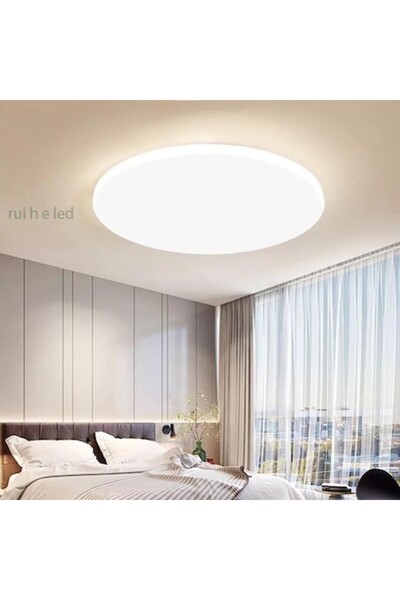 trandafi led Round LED ceiling lamp 48W Ø30cm, cool white light – ideal for k...