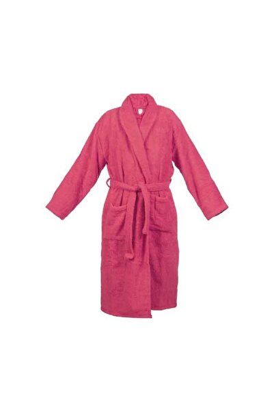 OEM Bianca Bathrobe for Hotel, 100% Cotton, Fuchsia Color, Size L/XL