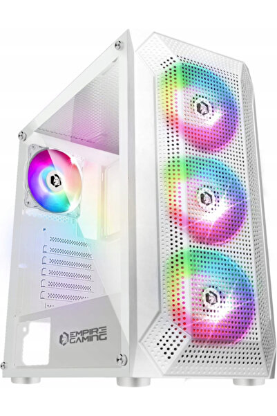 EMPİRE Carcasă Gaming Ruby ARGB ATX - Albă