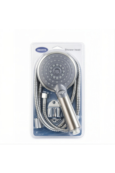 First Choice Shower Head with Metal Hose and Support