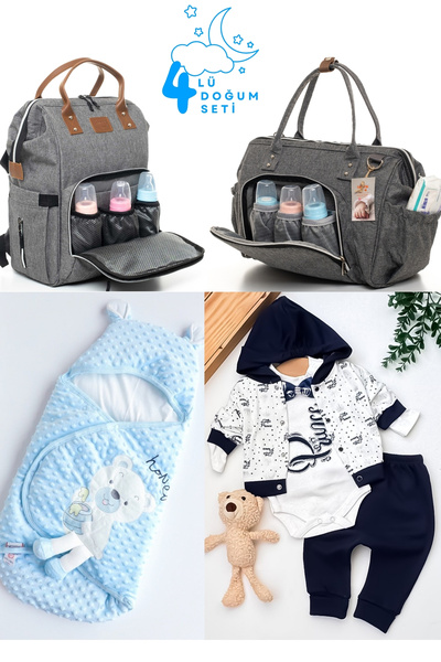 Pimadyo Large Birth Set (Hospital Release, Shoulder and Backpack, Chickpea Sw...