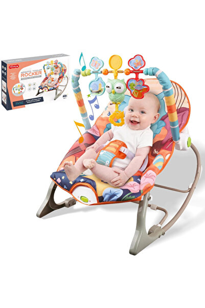 VisionHub Balansoar electric 3 în 1, VisionHub®, Vibrații multifuncționale cu...