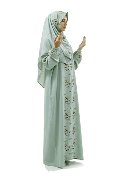 SDD Cool and heavy cotton prayer sheet with unique embroidery and a matching ...