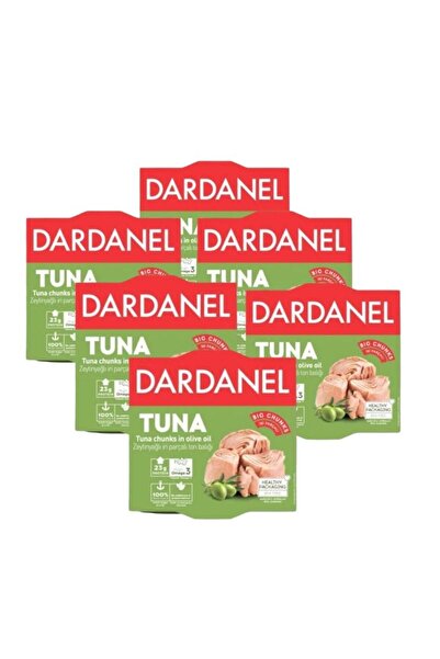 Dardanel Pack of 6x Dardanel - Tuna in olive oil 150g
