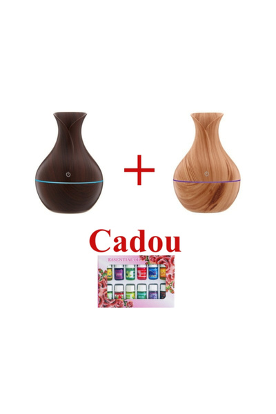T24M 1 + 1 Difuzor de aromaterapie cu tehnologie cu ultrasunete și umidificat...