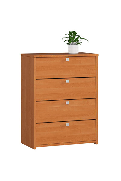 SERSIMO Shoe cabinet with 4 folding doors, laminated chipboard, 60x33x80 cm, ...