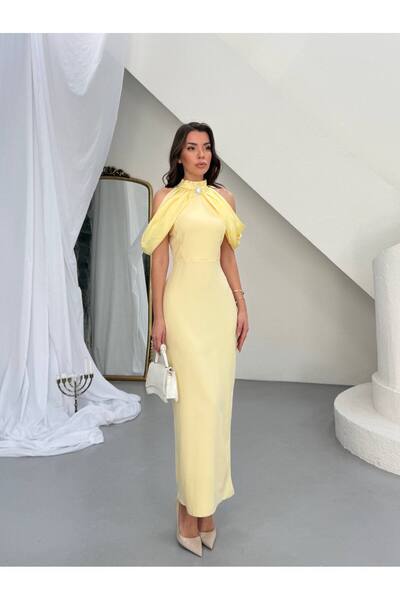 EtikaOnline Ello Düğme Detaylı Tasarım Elbise