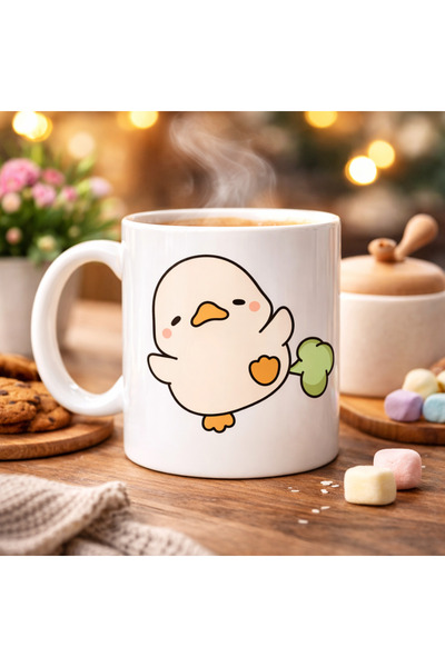 ELİZ BERRA MODA Porcelain Mug with Cute Chick Design Model 90 – a Fun, Sweet,...