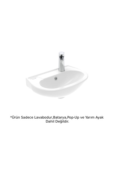 Creavit TP030 Oval Lavabo Beyaz 30x45cm