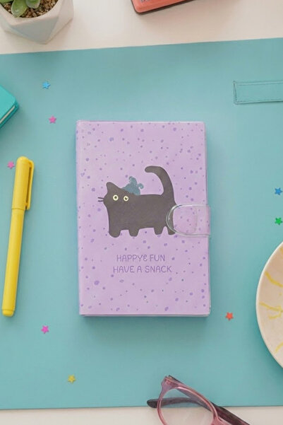 Şehir Online Mağazacılık Cute Animals Series A7 Mini Notebook - 140 Lined Pag...
