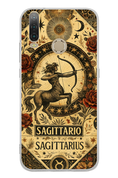 FLAMENKO حافظة هاتف شفافة بنمط برج القوس متوافقة مع جهاز General Mobile GM 10