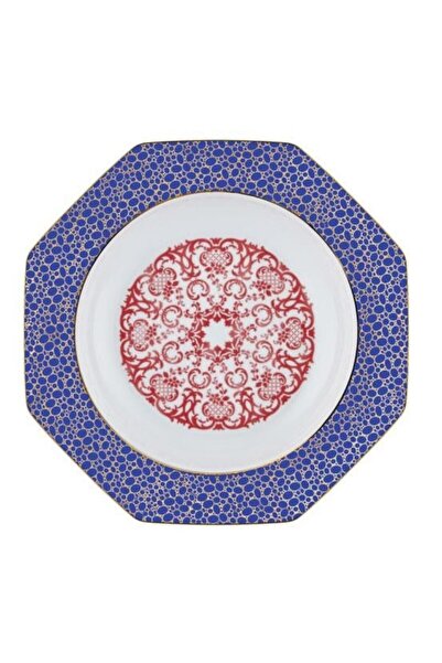tea delight Blooming Baroque - Deep Plate 22 cm Red