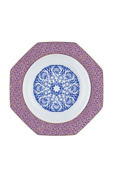 tea delight Blooming Baroque - Deep Plate 22 cm Blue