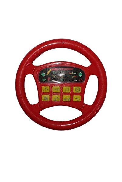 ujtoys Türkçe Müzikli Pilli Direksiyon 54909 Kırmızı