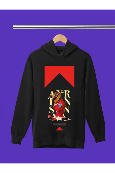 MAGORS DJEČJA SWEATSHIRT SA KAPULJAČOM AYRTON SENNA, KVALITETNA, MEKANA TEKST...