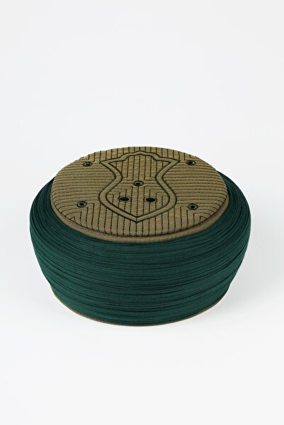 SARIKHANE YÜKSEK TEKNOLOJİ MAKİNE SARIMI غطاء صلاة للأطفال - قماش أخضر - غطاء...