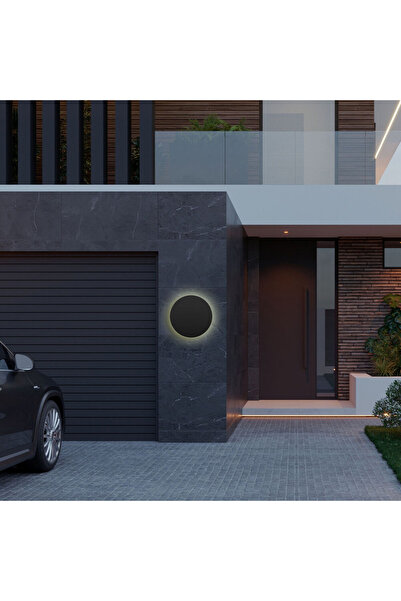 Braytron Siyah Modern IP65 Iç&dış Mekan Aydınlatma Armatürü Aplik
