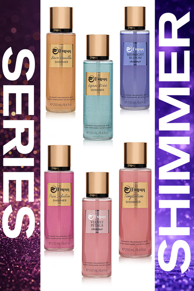Frapan Vücut Spreyi Body Mist Shimmer Series 6 'li Paket