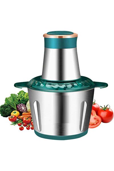 NO BRAND Electric Meat Grinder & Chopper 2-speed mincer, 3L stainless steel. ...