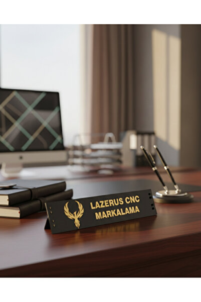 Kişiye Özel Lazer Markalama Şık Kurumsal Tabela İsimlik