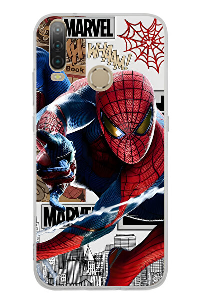 FLAMENKO حافظة هاتف شفافة بنمط سوبر هيرو متوافقة مع جهاز General Mobile GM 10