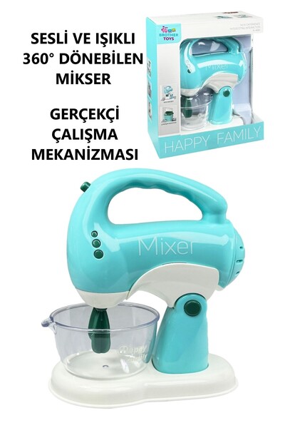 Brother Toys Gerçekçi Çırpıcısı Hareketli Sesli Işıklı Mikser Blender Oyuncak...