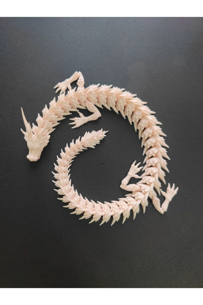 FEEL 3D Yazıcı Baskı Hareketli Eklemli Ejderha Figürü - Dekoratif