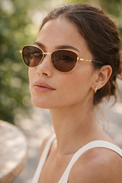 By Donetto نظارات شمسية نسائية من رويال كات ميتال