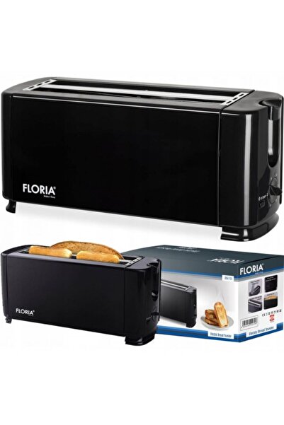 Floria Double toaster ZLN-2706 - 4 slices, 1300W, 6 browning levels, black
