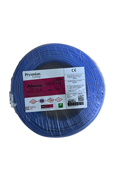Prysmian 2.5 MAVİ NYA TEK DAMAR