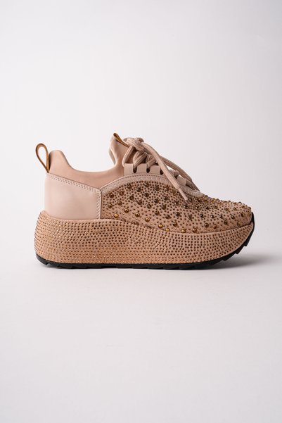 Madam Tarz Ljn-604 Thick Sole Stone-Laced Sports Shoes