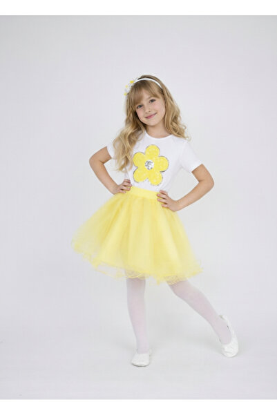 NACAR STORE Kız Çocuk 23 Nisan 29Ekim Gösteri Kıyafeti Kostüm Tütü Etek Kısa ...