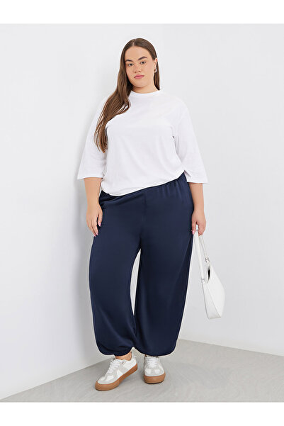 Styli Plus Joggers with Elasticated Waistband