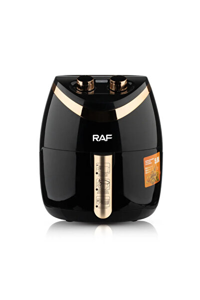 raf Air Fryer 5232B - Friteuza cu Aer Cald, Fara Ulei, Capacitate 5.8L, 1500W...