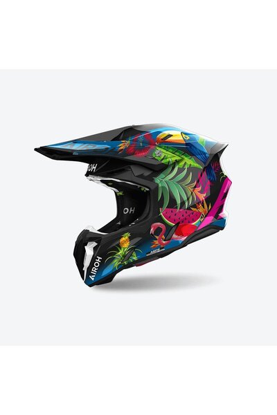 Airoh Twist 3 Amazonıa Parlak Motosiklet Kaskı