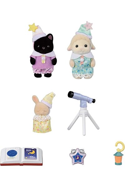 SYLVANIAN FAMILIES أصدقاء الحضانة - ثلاثي حفلة المبيت