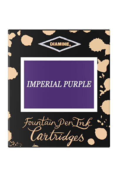 Diamine Set de 6 cartușe de cerneală - Imperial Purple