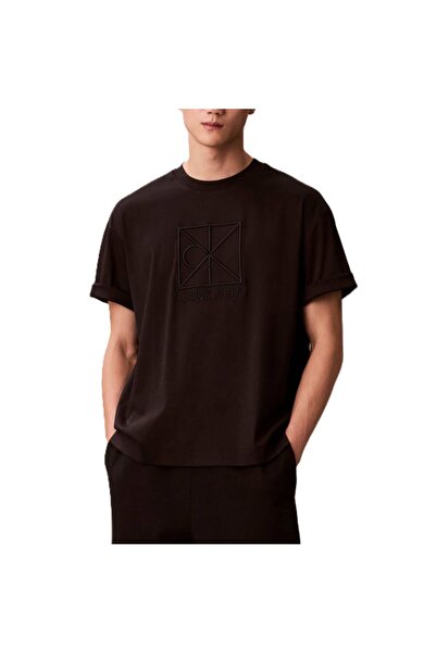 Calvin Klein Men's SS RLXD PREMIUM Interlock EMBLEM T-shirt