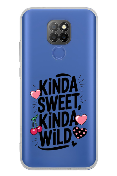 FLAMENKO حافظة هاتف شفافة بنمط Kinda Sweet Kinda Wild متوافقة مع General Mobi...