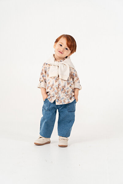 JNF kids Baby Boy & Child Holiday Shirt, Sweatshirt and Pants 3-Piece Set