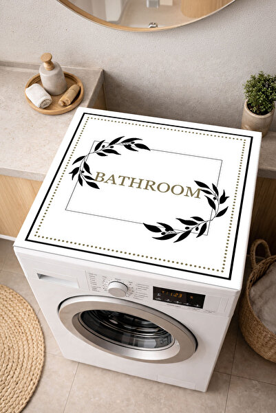 Nihai Ev Leke Tutmaz Kaymaz Yıkanabilir Bathroom Çamaşır Makinesi Kurutma Mak...