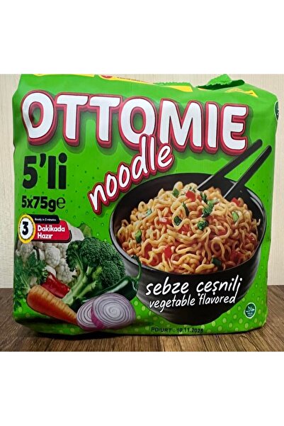 Maya noodle 5li 5x75 gr sebze çeşnili