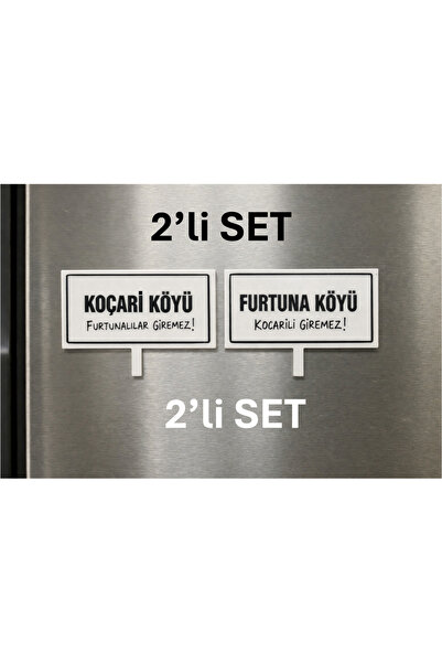 B2 Studio Taşacak Bu Deniz – Furtuna Konağı Tabelası Buzdolabı Magneti | Deko...