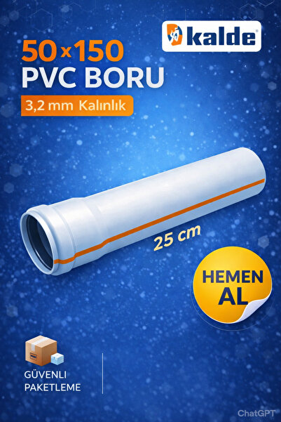 KALDE 50X150 PVC BORU