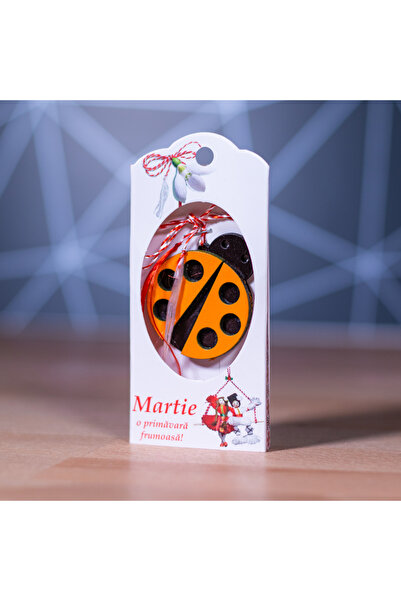 Creators of Crafts Orange Ladybug Martisor