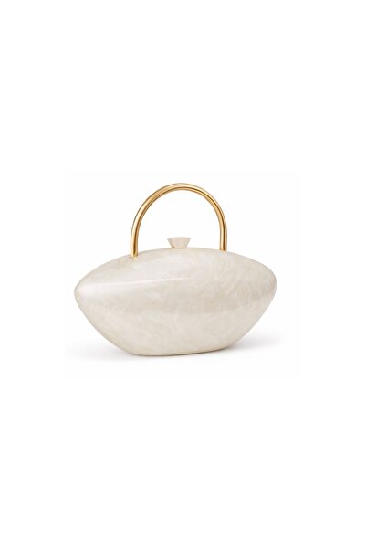 NUR KARACA G3001 ΑΚΡΥΛΙΚΗ ΤΣΑΝΤΑ ΒΡΑΔΙΝΟΥ ΦΟΡΕΜΑΤΟΣ ΜΕ ΣΧΕΔΙΟ ΜΑΡΜΑΡΟΥ ΚΑΙ ΧΡ...