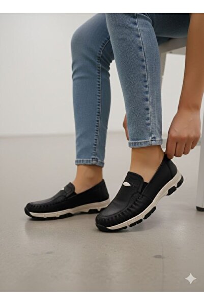 Mammamia HAKİKİ DERİ RAHAT GÜNLÜK YUMUŞAK DERİ AYAKKABI