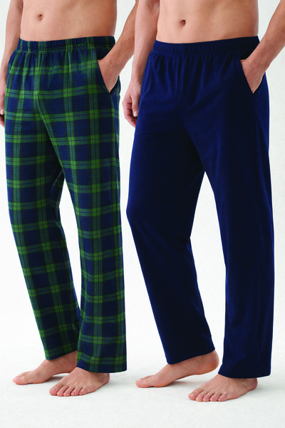 koza iç giyim بيجامة قطنية للرجال مكونة من قطعتين