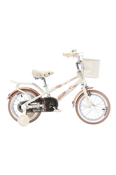 Colorland Qitong Cow Bicycle With Basket 16 Inch Pink