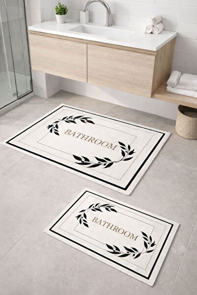 Nihai Ev Ψηφιακό αντιολισθητικό σετ διπλών χαλάκια μπάνιου που πλένονται, δια...